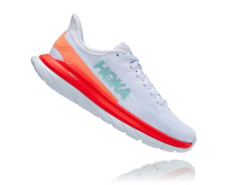 Hoka Mach 4 - Tenis Corrida Estrada Mulher Branco | PT-tGE2lhA